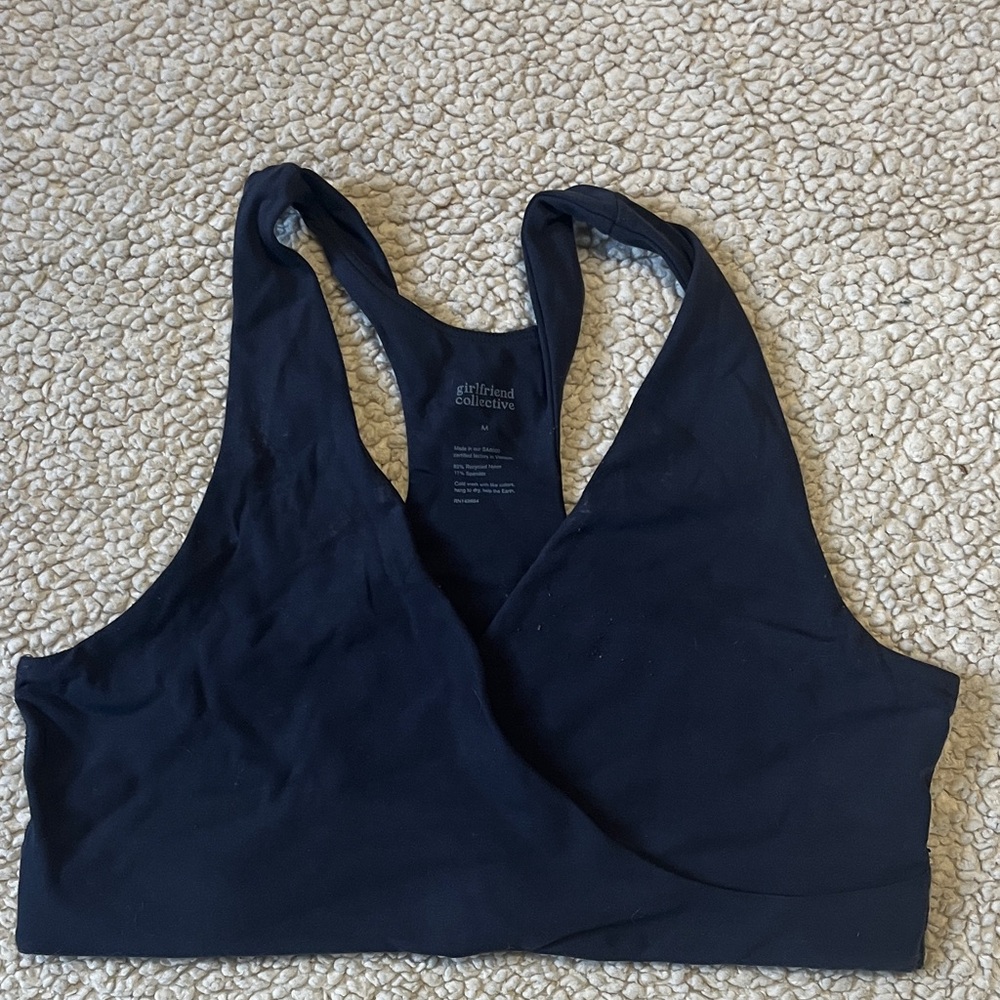 Girlfriend Collective Midnight Blue Sports Bra
